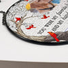 Pet Loss Personalized Photo Stained Glass Suncatcher - Estalios