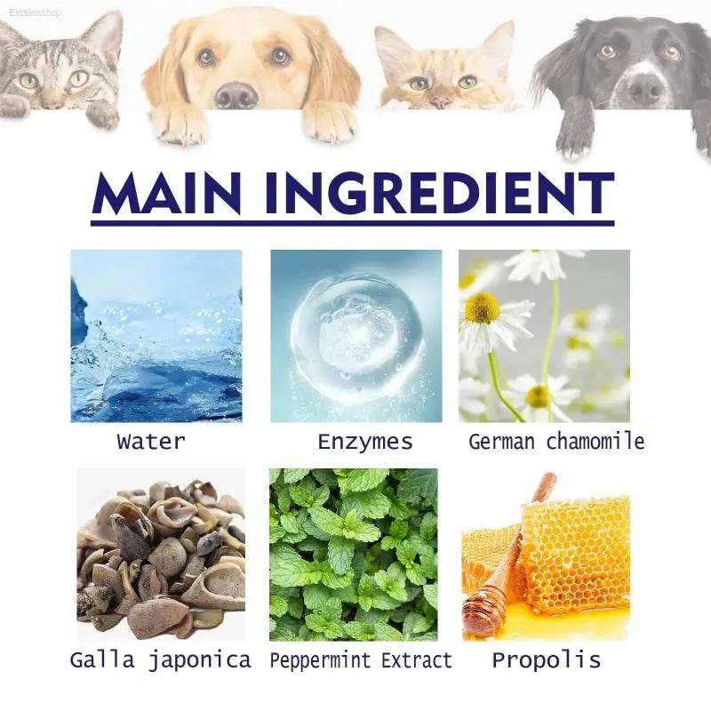 Pet Mouth Cleaning Cream For Cats And Dogs Bad Breath - Estalios