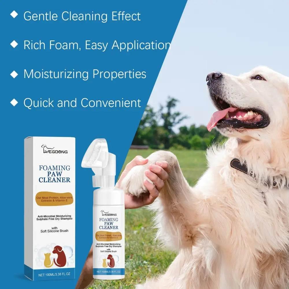 Pet Paw Cleaner Deep Wash Foam for Healthy Paws Care - Estalios