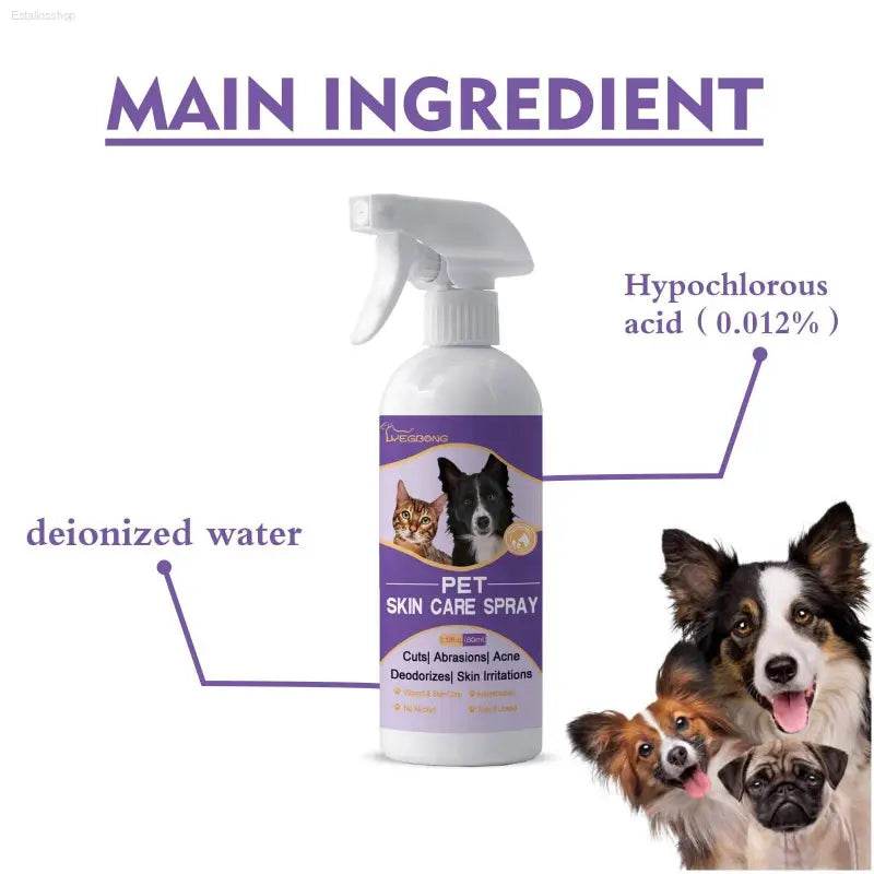 Pet Skin Relief Spray Relieves Dog And Cat Itchiness - Estalios