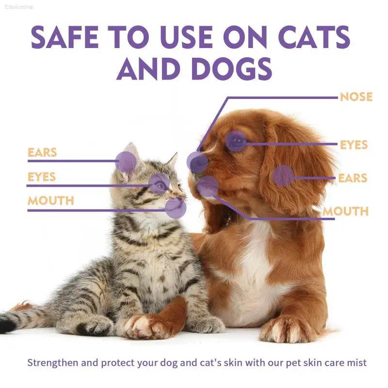 Pet Skin Relief Spray Relieves Dog And Cat Itchiness - Estalios