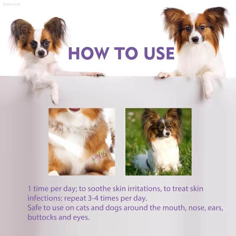 Pet Skin Relief Spray Relieves Dog And Cat Itchiness - Estalios
