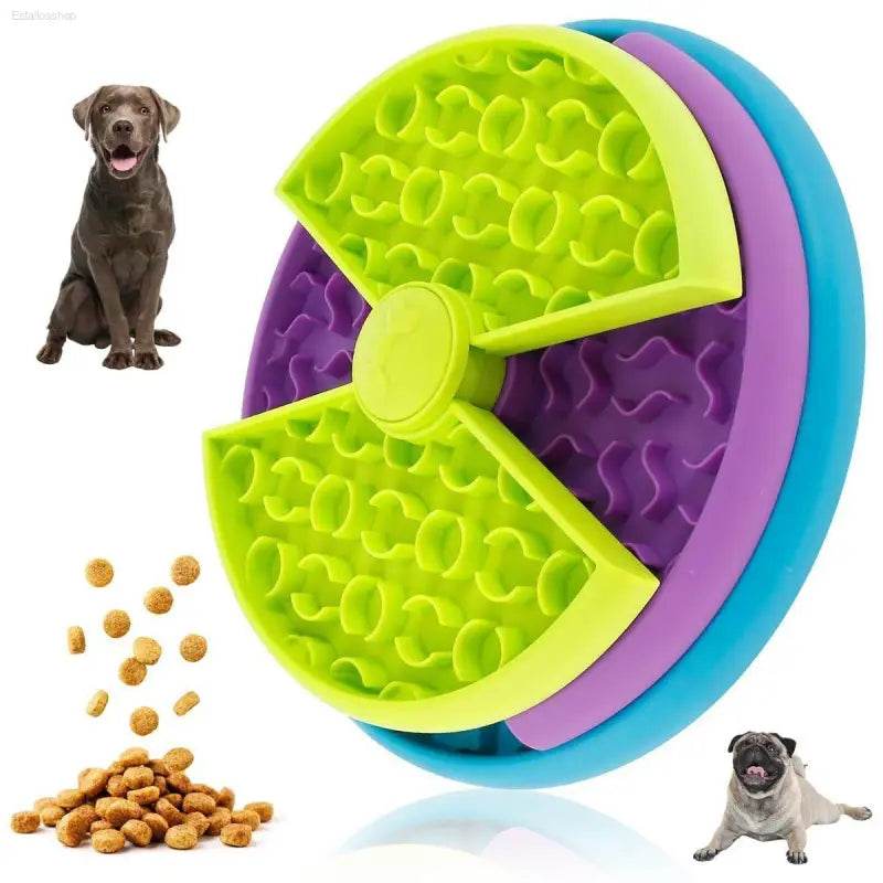Pet Slow Food Bowl Anti Choking Puzzle Feeder for Pets - Estalios