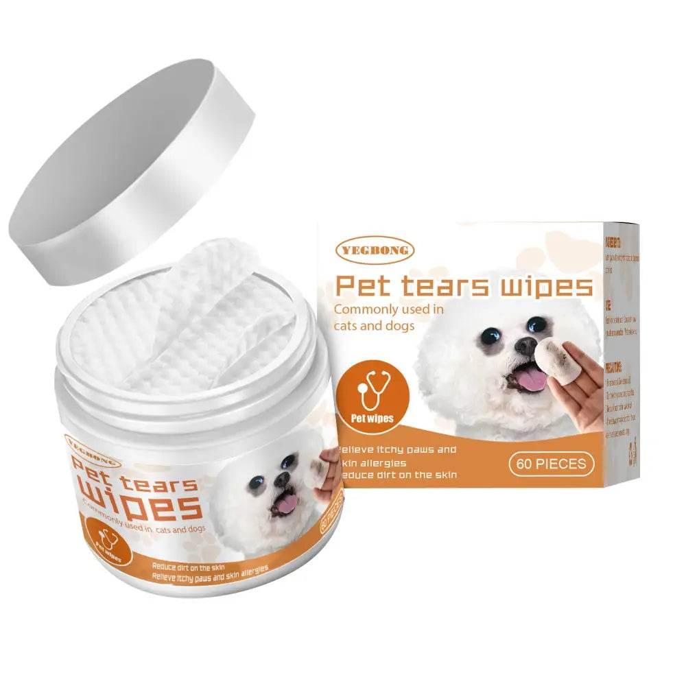 Pet Wipes Clean for Dogs and Cats Tear Stains - Estalios