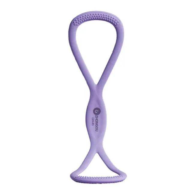 Pink 8-Shaped Resistance Band for Strength and Stretching - Estalios