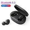 Stylish Pink and Black Wireless Earbuds with Charging Case - Estalios