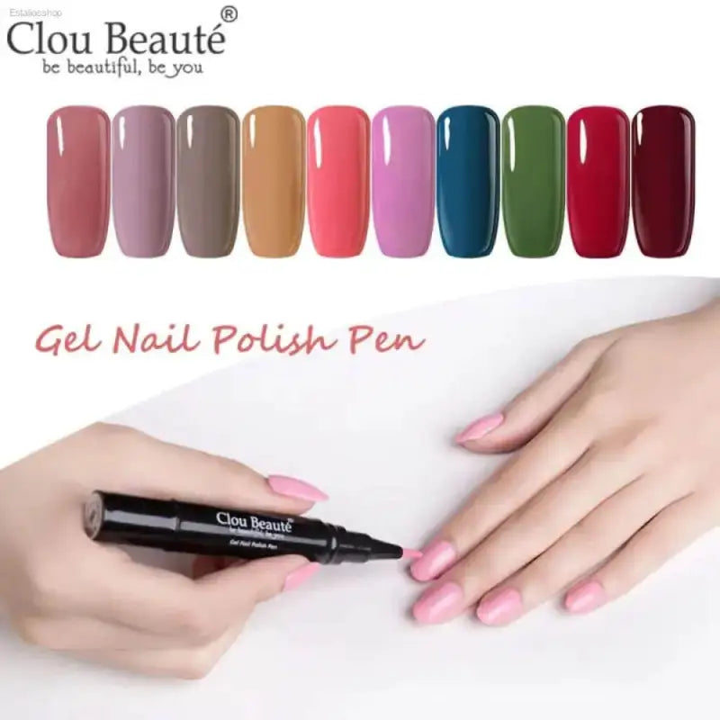 Pink Gel Nail Polish Pen for Effortless Salon Nails - Estalios