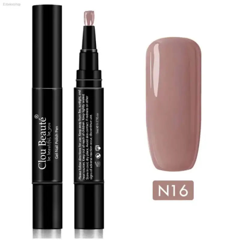 Pink Gel Nail Polish Pen for Effortless Salon Nails - Estalios