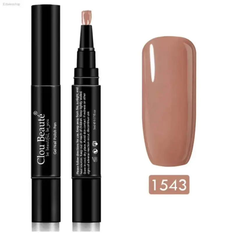 Pink Gel Nail Polish Pen for Effortless Salon Nails - Estalios