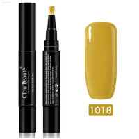 Gel Nail Polish Pen - UV Soak Off Hybrid Pure Color Base & Top Coat for Effortless Manicure - Estalios