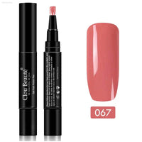 Gel Nail Polish Pen - UV Soak Off Hybrid Pure Color Base & Top Coat for Effortless Manicure - Estalios