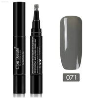 Gel Nail Polish Pen - UV Soak Off Hybrid Pure Color Base & Top Coat for Effortless Manicure - Estalios