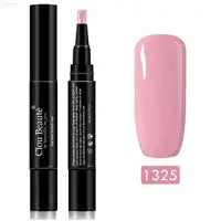 Pink Gel Nail Polish Pen for Effortless Salon Nails