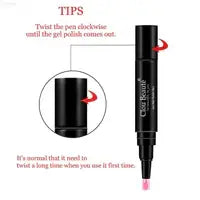 Pink Gel Nail Polish Pen for Effortless Salon Nails