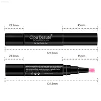 Gel Nail Polish Pen - UV Soak Off Hybrid Pure Color Base & Top Coat for Effortless Manicure - Estalios