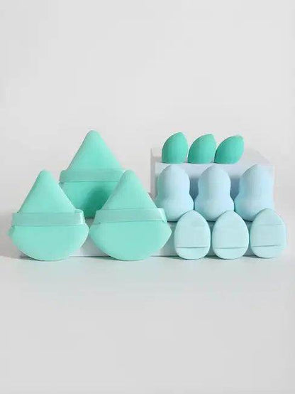 Pink Makeup Sponge Set - 12-Piece for Flawless Blending - Estalios