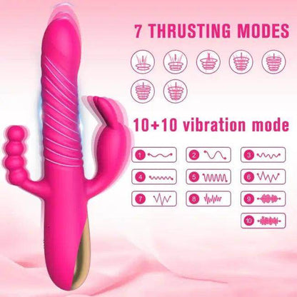 Sassy Pink Rabbit Vibe for Ultimate Pleasure Experience - Estalios