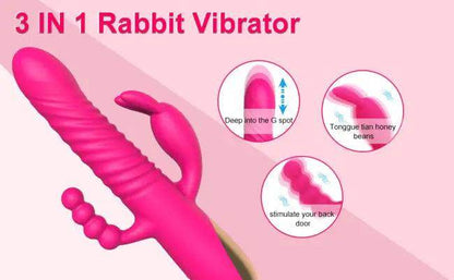 Sassy Pink Rabbit Vibe for Ultimate Pleasure Experience - Estalios