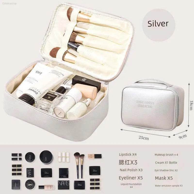 Pink Perfection: Light Up your Flawless Beauty Routine with this Makeup Mirror! Shine Bright with the Pink Perfection Makeup Organizer, your New Secret Weapon - Estalios