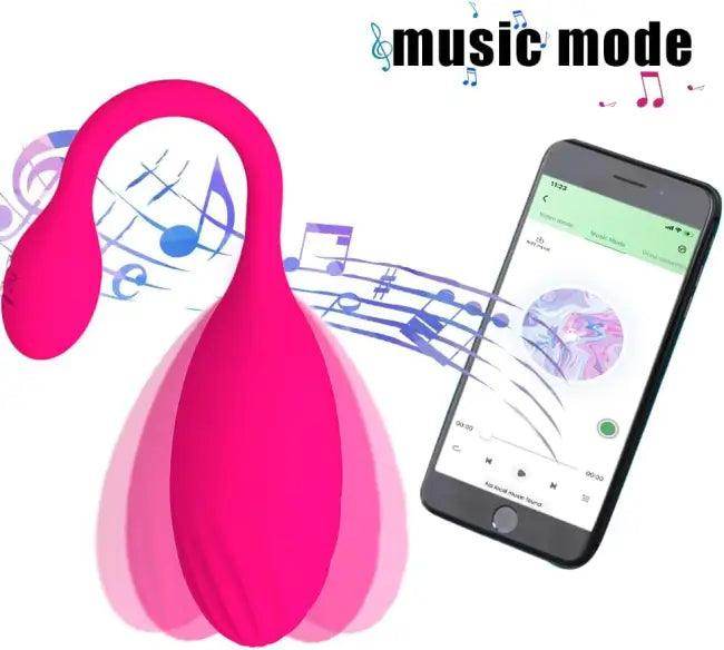 Pink Remote Control Vibrator with App for Ultimate Pleasure - Estalios