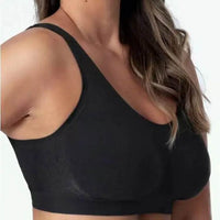 Unleash Invisible Support: The Seamless Black Bra! Experience unparalleled comfort and a smooth silhouette with our Black Seamless Bra. This bra is designed to disappear under - Estalios