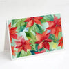 Poinsettia Splash Watercolor Cards: Holiday Cheer Awaits! Spread holiday joy with these beautiful Poinsettia Watercolor Greeting Cards. Each card features - Estalios