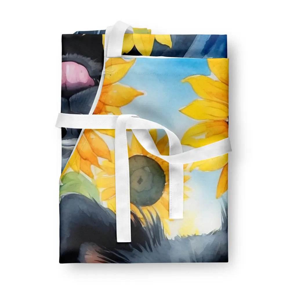Sunshine Pup Style: Snag your Sunflower Dog Apron Now! Okay, Here's the Product Description, Following All your Guidelines: Get Ready - Estalios