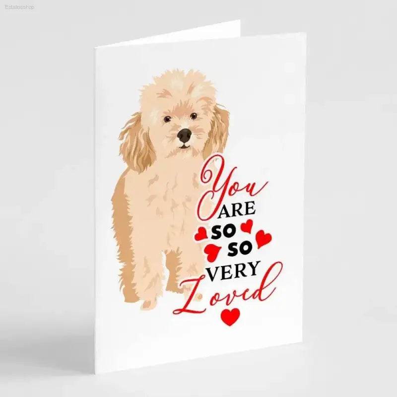 Poodle Love Bombs: Exploding Greeting Cards! Spread the Poodle Love with our Adorable Greeting Cards, Perfect for any Occasion! these Cards Feature Charming p - Estalios