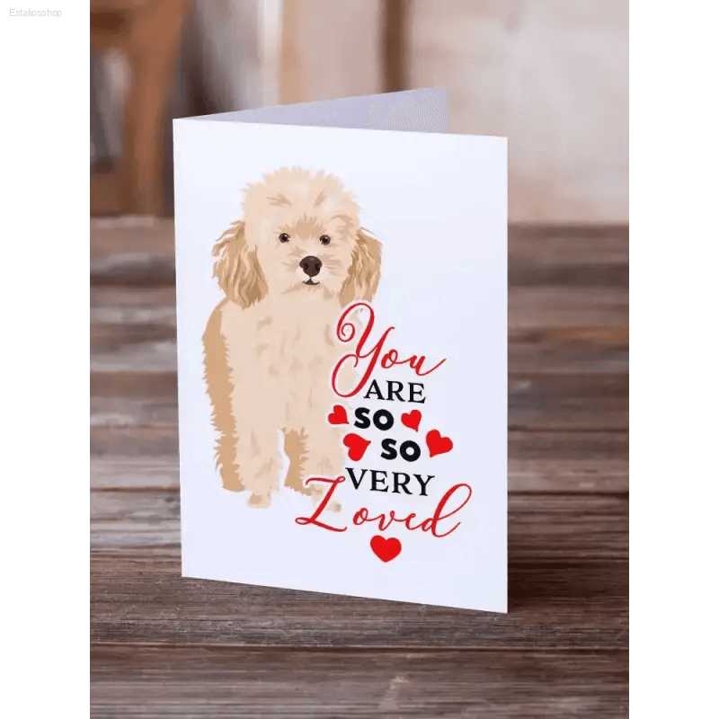 Poodle Love Bombs: Exploding Greeting Cards! Spread the Poodle Love with our Adorable Greeting Cards, Perfect for any Occasion! these Cards Feature Charming p - Estalios