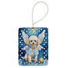 Poodle My Angel Porcelain Ornament for Unique Holiday Decor - Estalios