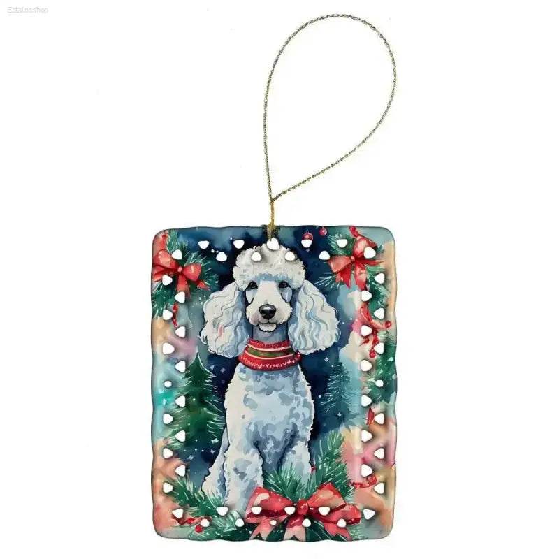 Poodle Power: your Dream Dog Ornament Awaits **poodle Perfection: Customize your Christmas Dream Dog Ornament** Celebrate your Furry Friend - Estalios