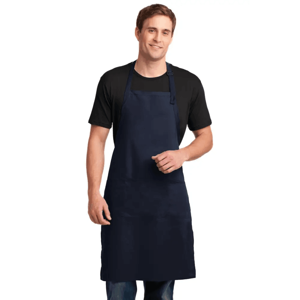 Port Authority Easy Care Extra Long Bib Apron with Stain Release A700 for Ultimate Protection - Estalios