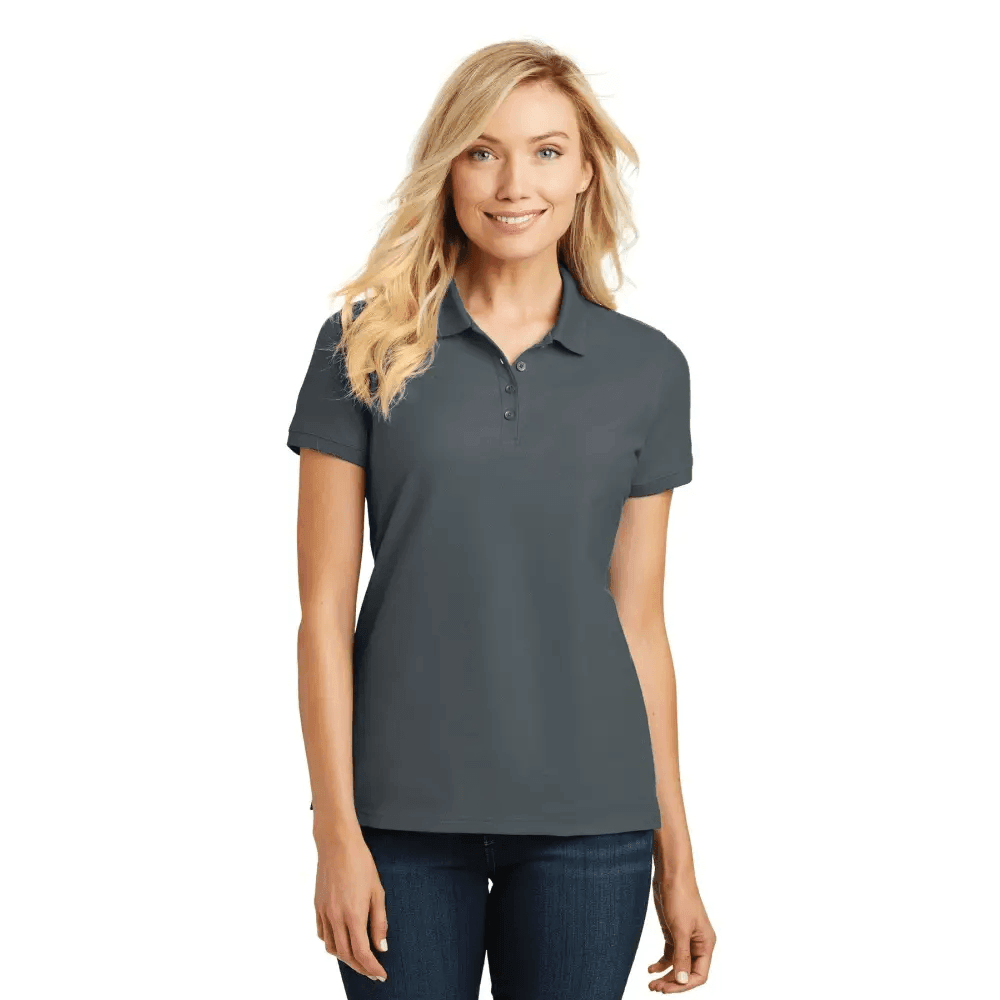 Polo Power: Port Authority Ladies Core Collection! Product Description: Elevate your Wardrobe with our Essential Ladies Polo Shirts, Designed for Ultimate Comfort and Style - Estalios