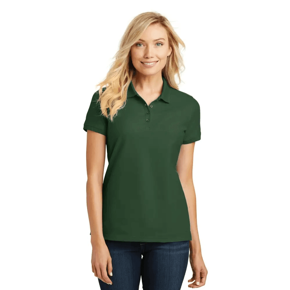 Polo Power: Port Authority Ladies Core Collection! Product Description: Elevate your Wardrobe with our Essential Ladies Polo Shirts, Designed for Ultimate Comfort and Style - Estalios
