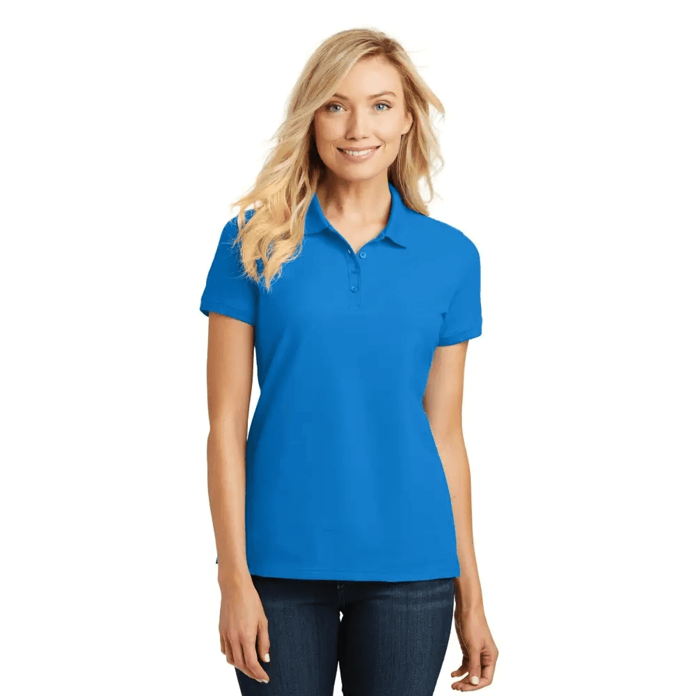 Polo Power: Port Authority Ladies Core Collection! Product Description: Elevate your Wardrobe with our Essential Ladies Polo Shirts, Designed for Ultimate Comfort and Style - Estalios