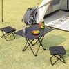 Portable Khaki Folding Stool with Zippered Case for Comfort - Estalios