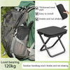 Portable Khaki Folding Stool with Zippered Case for Comfort - Estalios