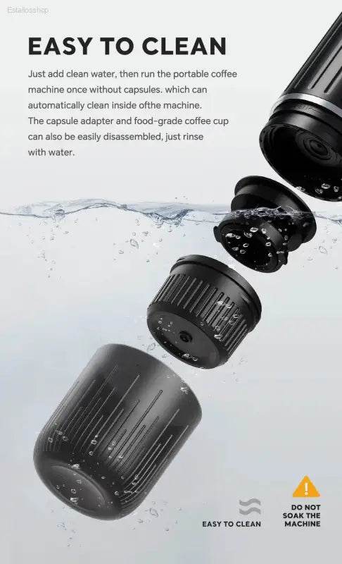 Portable Electric Espresso Maker for Hot or Cold Coffee - Estalios