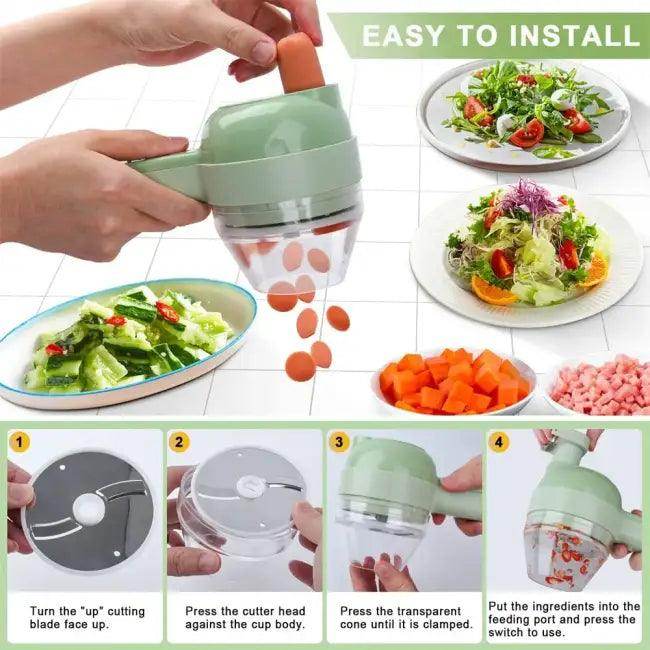 Mini Food Chopper for Quick and Effortless Meal Prep - Estalios