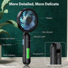 Portable Handheld Fan with RGB Lights and Rechargeable Battery - Estalios