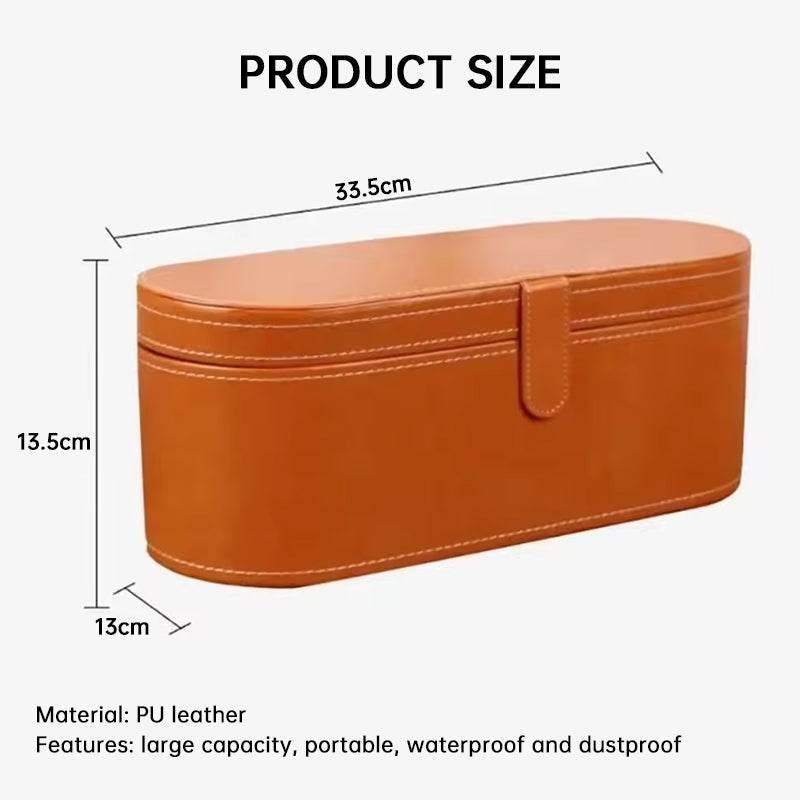 Portable PU Leather Travel Case for Dyson Supersonic Protection - Estalios