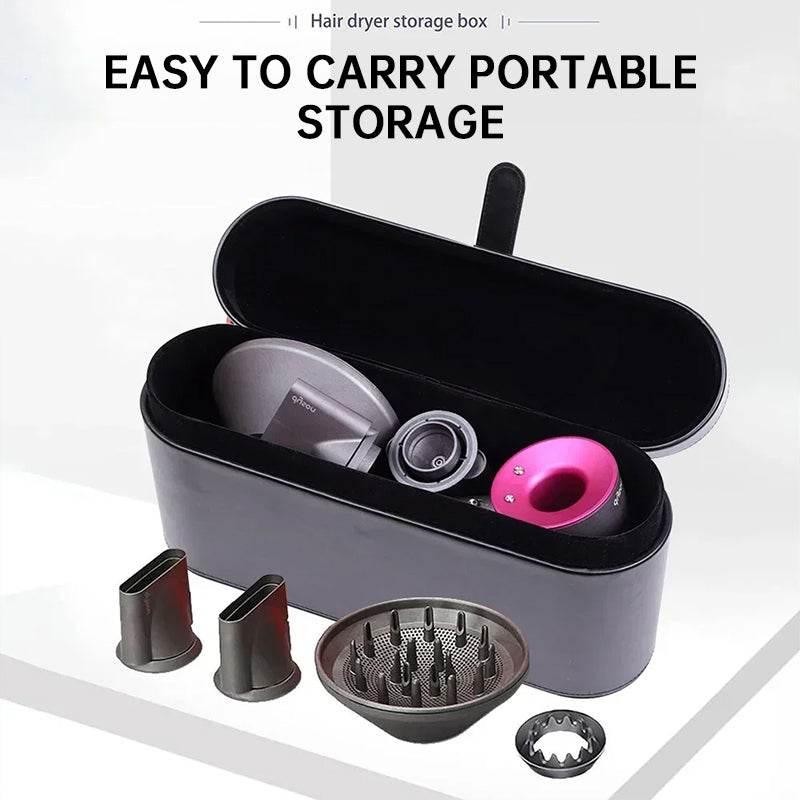 Portable PU Leather Travel Case for Dyson Supersonic Protection - Estalios