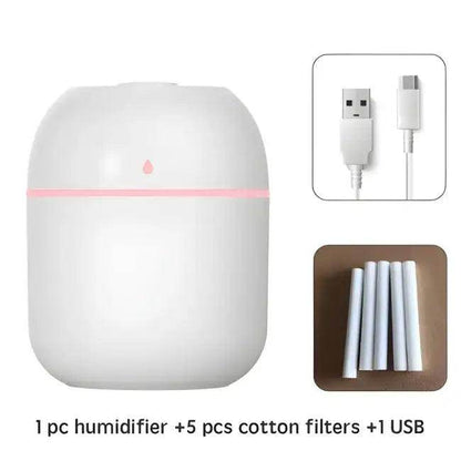 Portable USB Ultrasonic Humidifier and Oil Diffuser for Car - Stay Hydrated Anywhere - Estalios