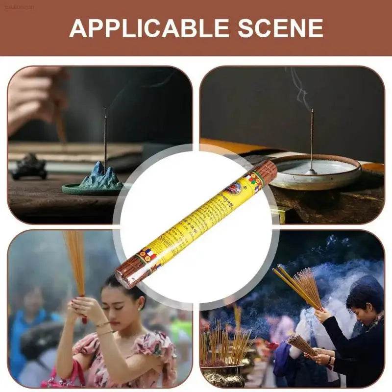 Potala Incense 32PCS Long Burning Sticks for Zen Relaxation - Estalios