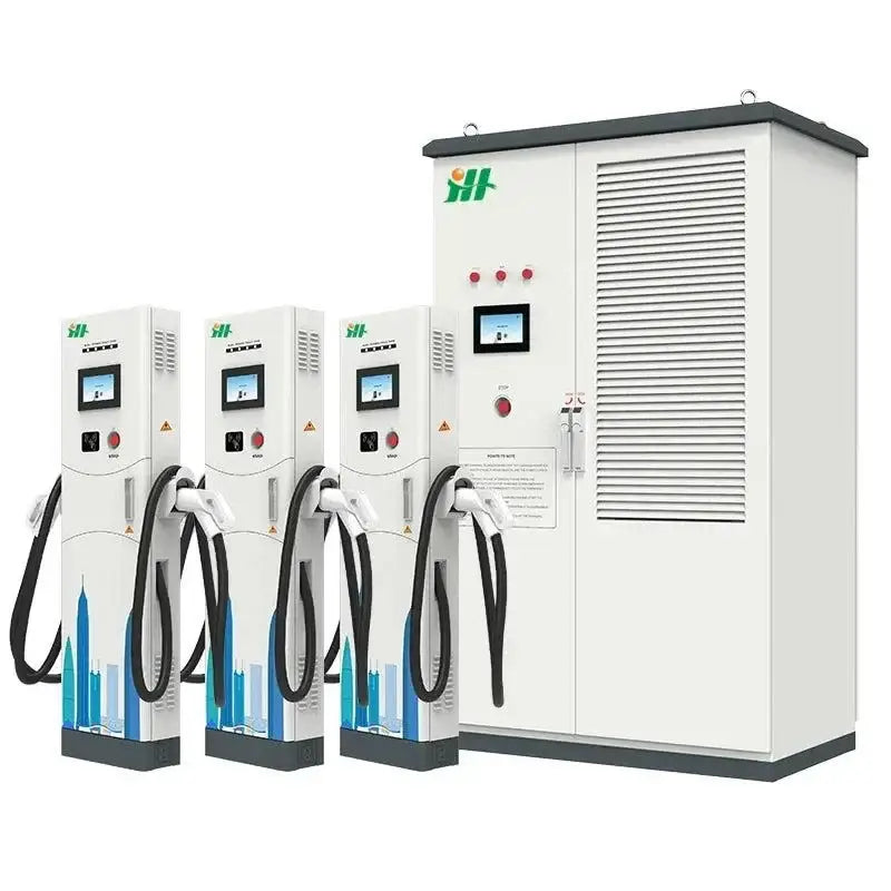 Electric vehicle charging stations hidden width for efficient power solutions