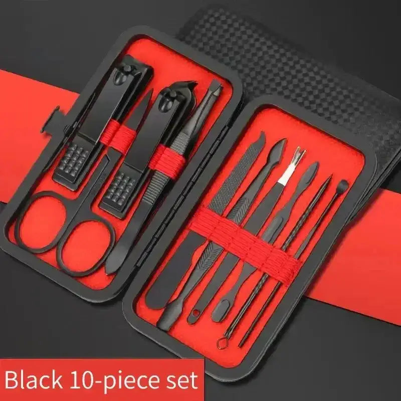 Black manicure set in the Powerful Personal Care Manicure Set for effortless grooming