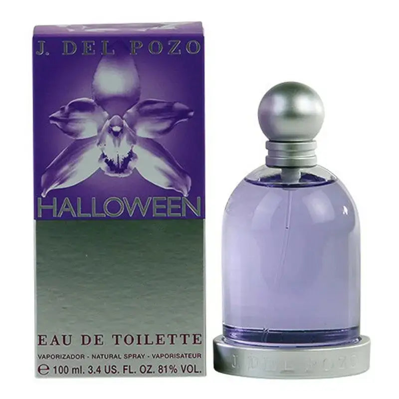 Halloween perfume bottle and box featuring Jesus Del Pozo Halloween EDT