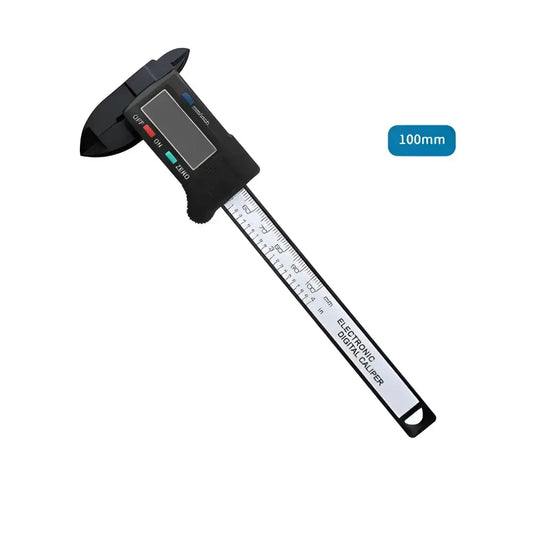 Black digital caliper for measuring with Precision Carbon Fiber Digital Caliper design