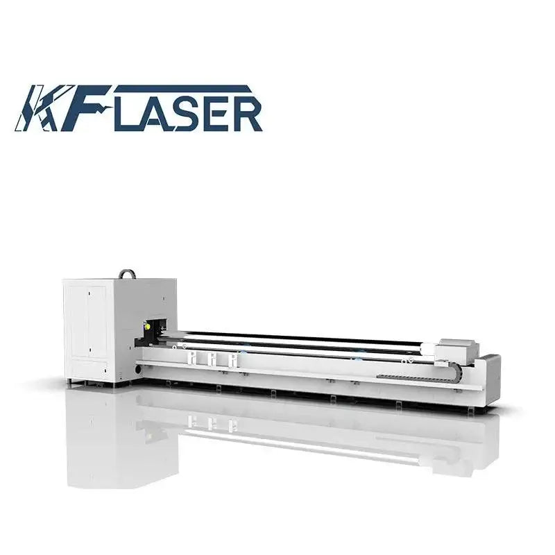 White Laser Cutting Machine for Precision Tube Laser with Pneumatic Chuck 1kW