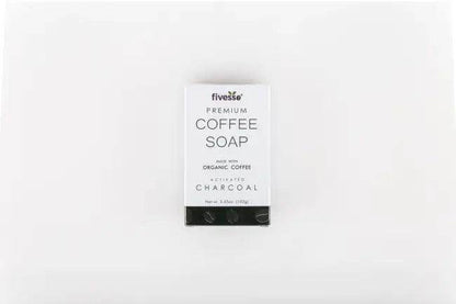 Premium Coffee Soap Bar with Activated Charcoal Cleanse - Estalios